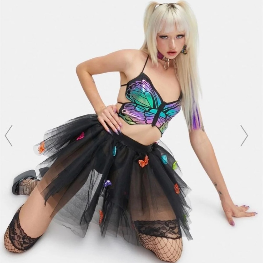 Butterfly Rave Top - Picture 3 of 6